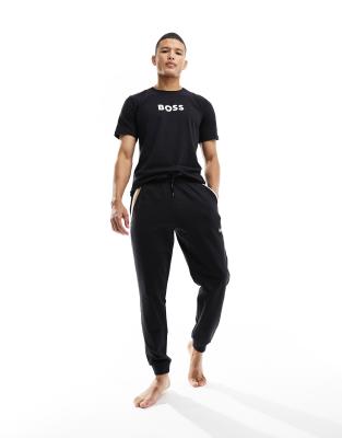 Boss Bodyewar iconic joggers in black - ASOS Price Checker
