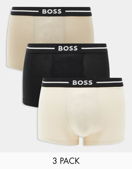  Boss Bodywear 3 pack bold trunk in multi