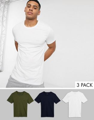 3 pack hugo boss t shirts