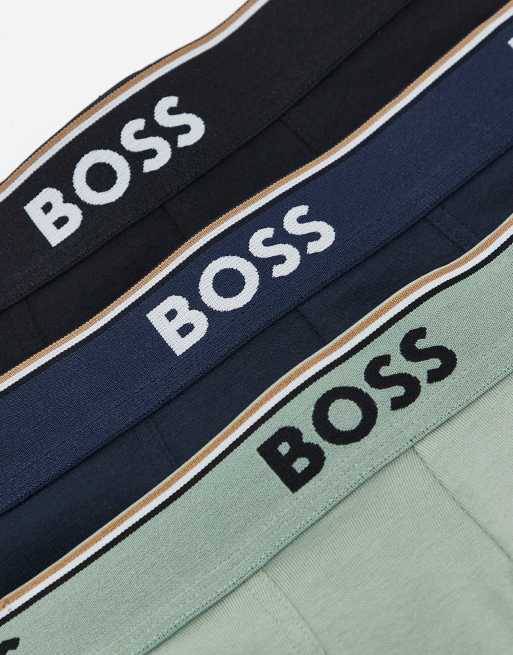 BOSS Bodywear 3 pack power boxer briefs in black, 3 of 3