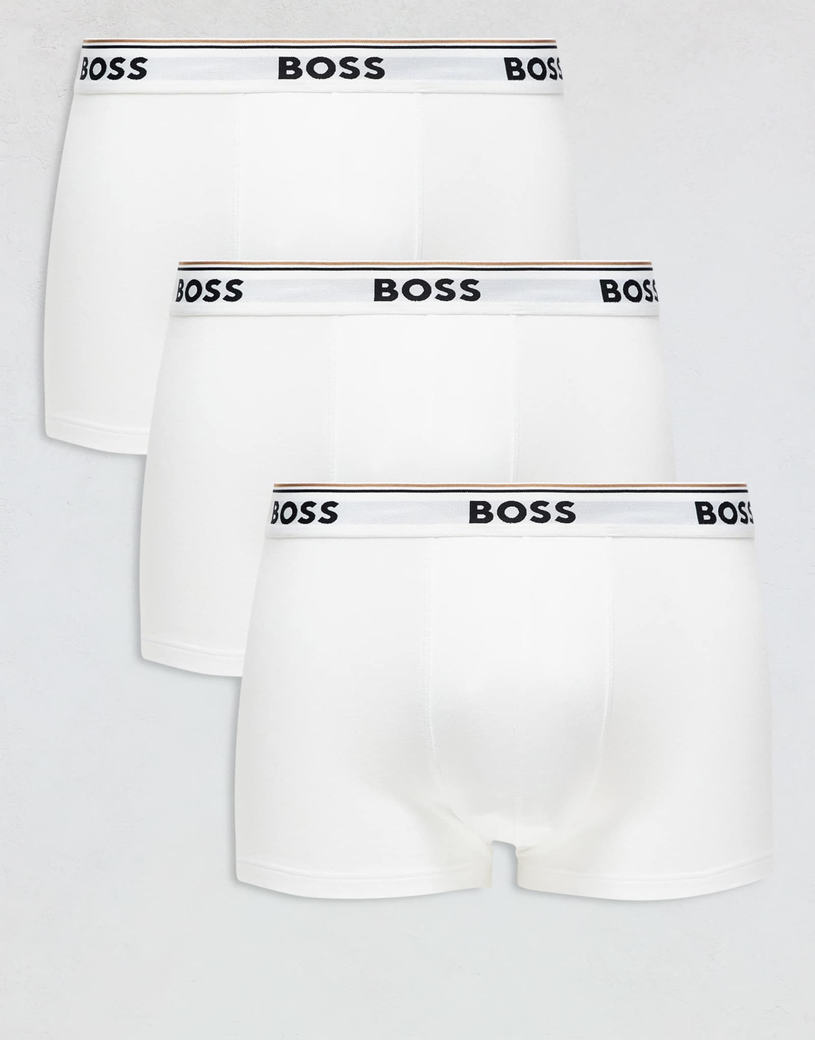 Трусы-боксеры Boss Bodywear из 3-х комплектов белого цвета