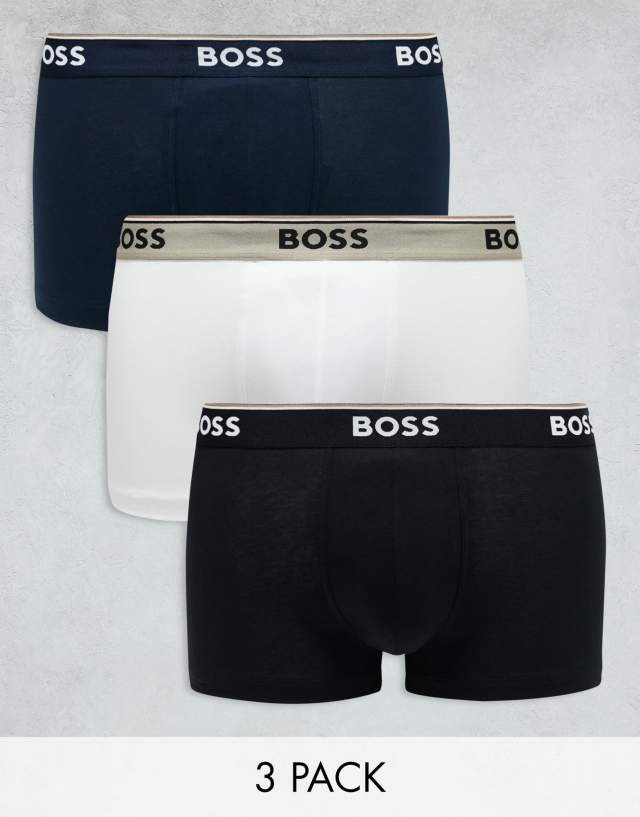 BOSS Bodywear - 3 pack power trunk in multi