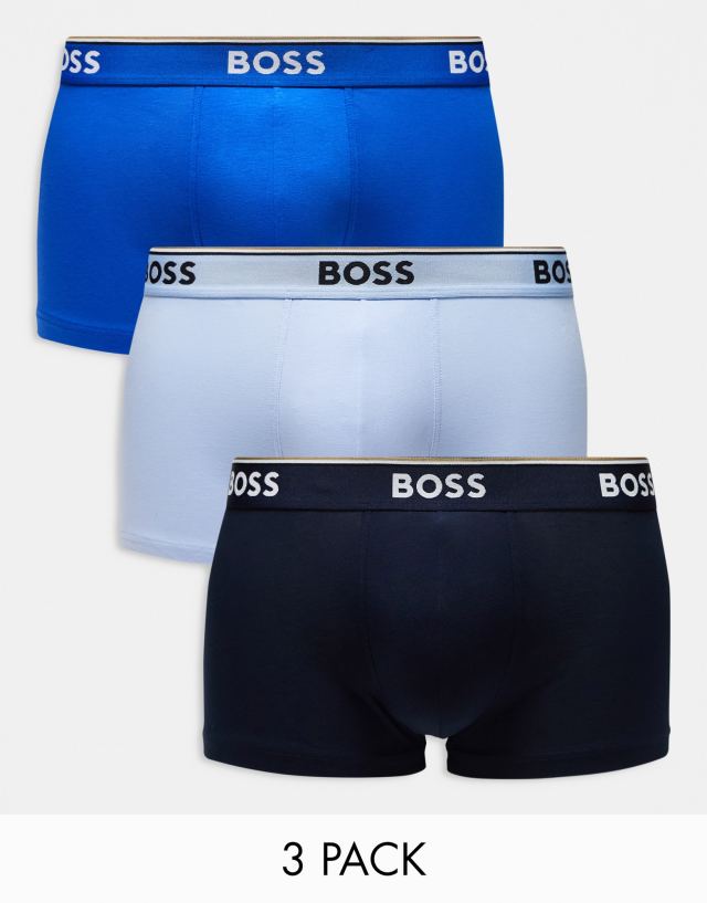 BOSS Bodywear - 3 pack power trunk in multi