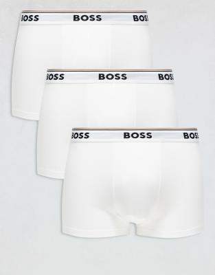 BOSS Bodywear Boss Bodywear 3-pack power trunks in white