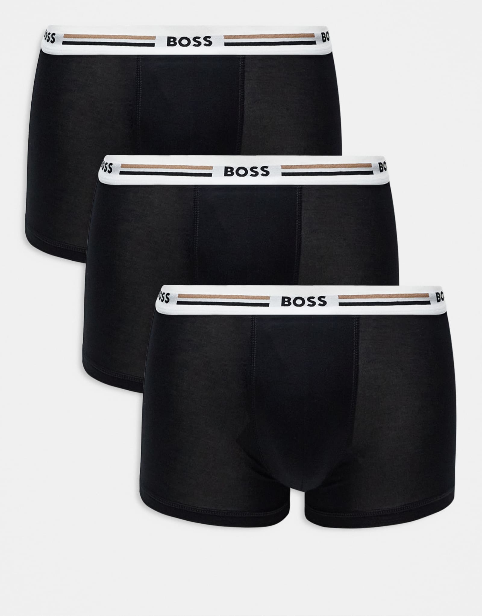 Трусы-боксеры BOSS Bodywear 3 шт., черные