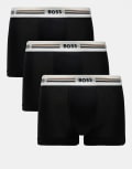 [BOSS Bodywear] BOSS Bodywear 3 pack Revive trunks in black XL Black