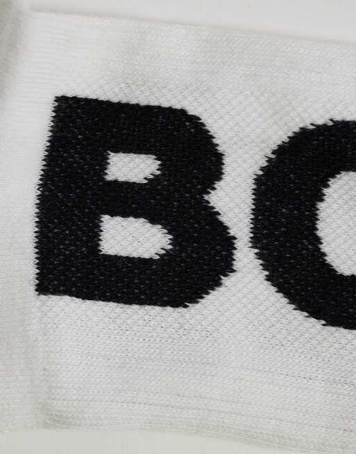 BOSS Bodywear 3 pack sport crew socks in black and white , 2 of 3
