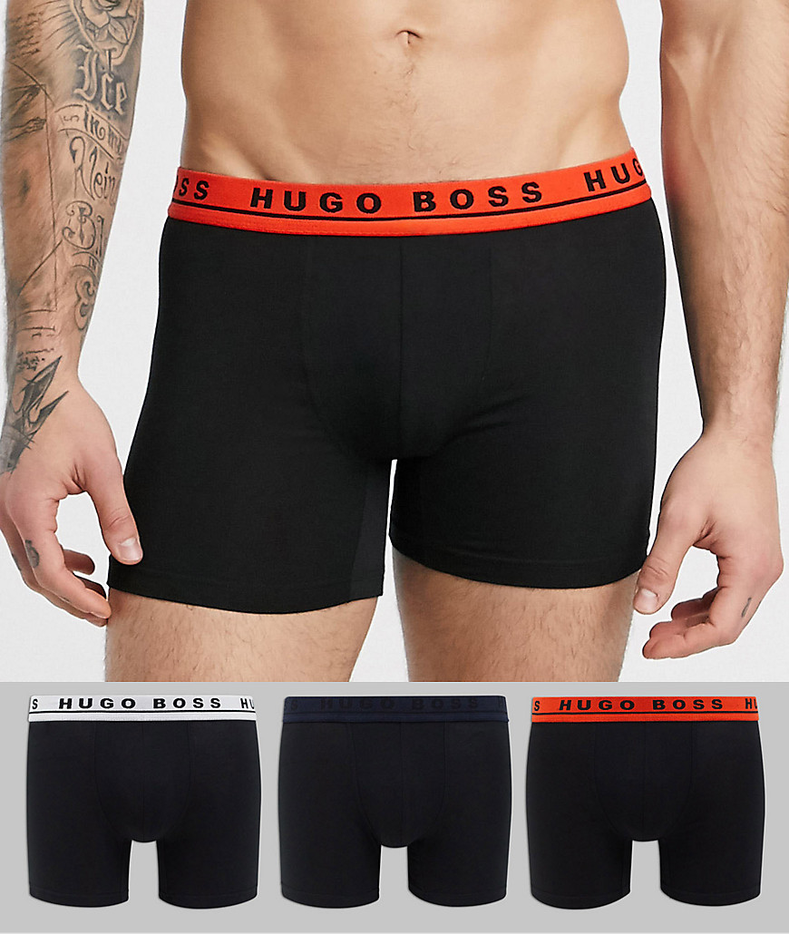 BOSS – Bodywear – 3-pack svarta boxerkalsonger