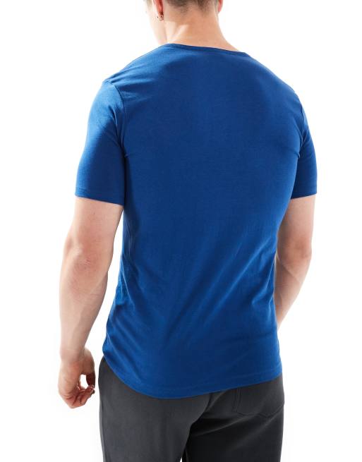 BOSS☆BOSS Bodywear 3-Pack Cotton 長袖 Tシャツ 3枚組【UK発】 BOSS - Three-pack of logo-embroidered T-shirts in cotton