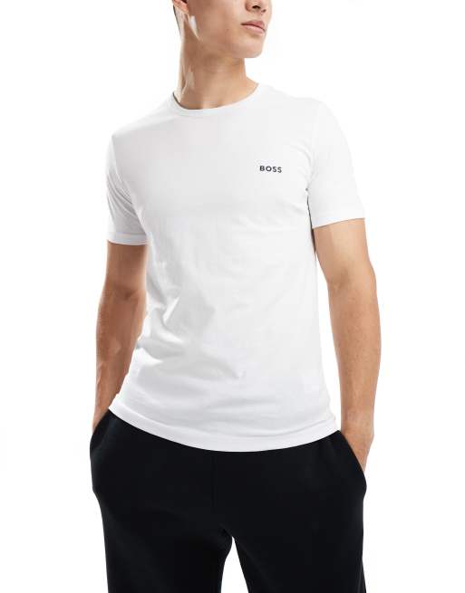 Boss Bodywear 3 pack t-shirt in navy, grey and white, 2 of 4