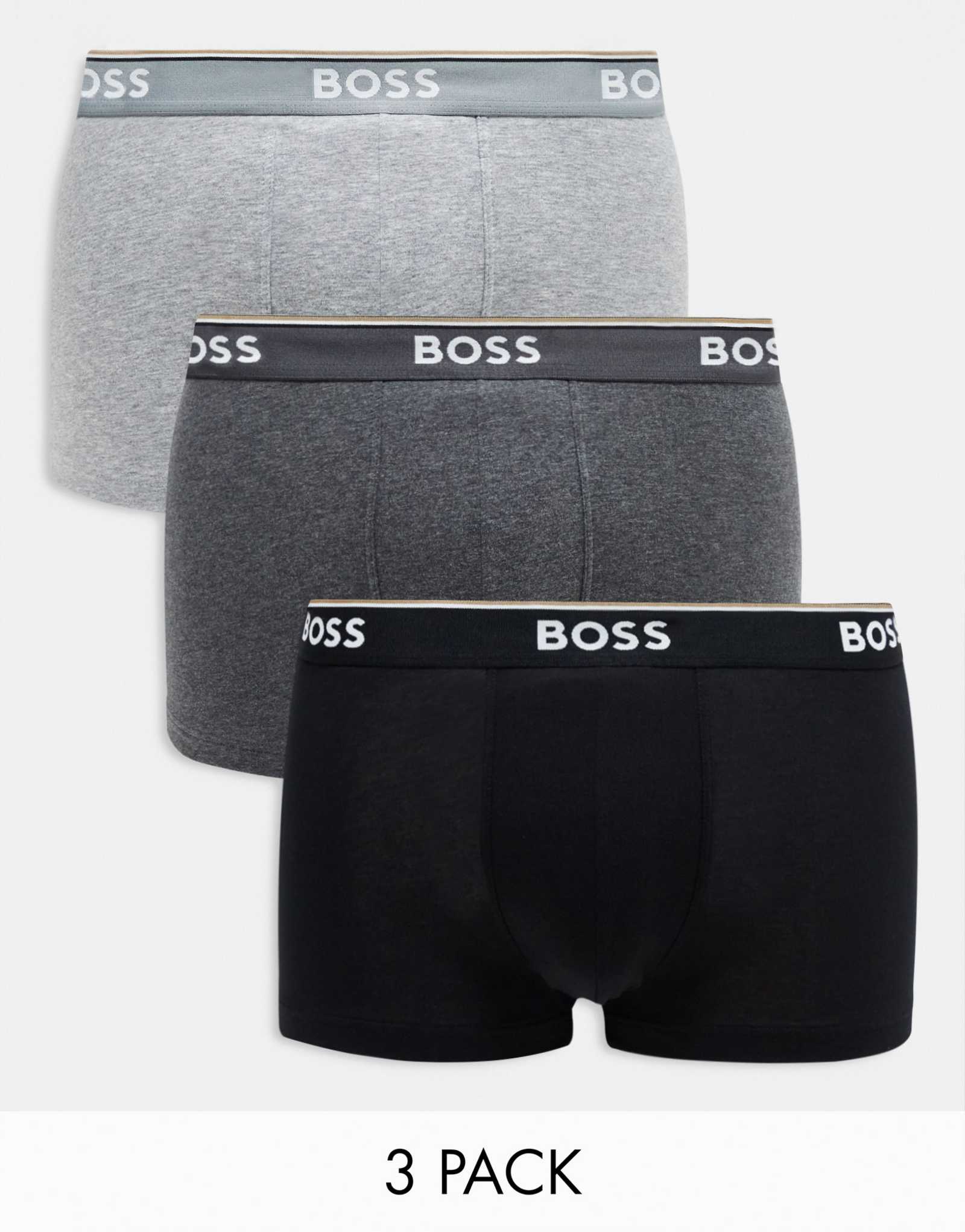 Боди BOSS bodywear из 3 упаковок плавок в нескольких цветах