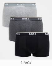 Abercrombie & Fitch 5-pack trunks in black, white, stripe