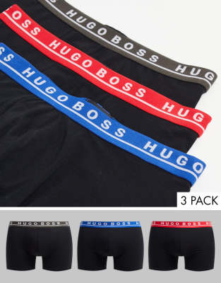 BOSS Bodywear 3 Packs Briefs In Black | ASOS