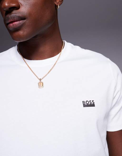 BOSS Bodywear - 365 - T-shirt classique à logo - Blanc, 3 de 4