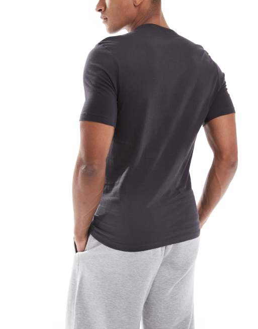 BOSS Bodywear – 3er-Pack T-Shirts in Grau und Weiß mit Logo, 3 von 4