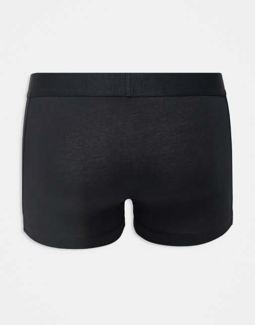 Boss Bodywear – 3er-Pack Unterhosen in Schwarz mit Markenlogo auf der Vorderseite, 3 von 3