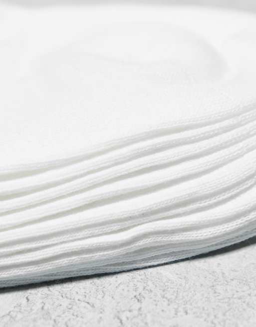 BOSS Bodywear 5 pack trainer socks in white, 4 of 4
