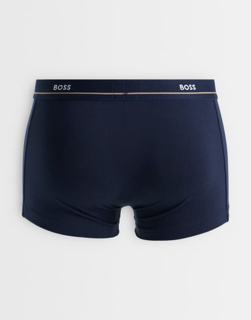 BOSS Bodywear 5er-Pack Essential Trunks mit Logo-Bund in Multi, 2 von 3