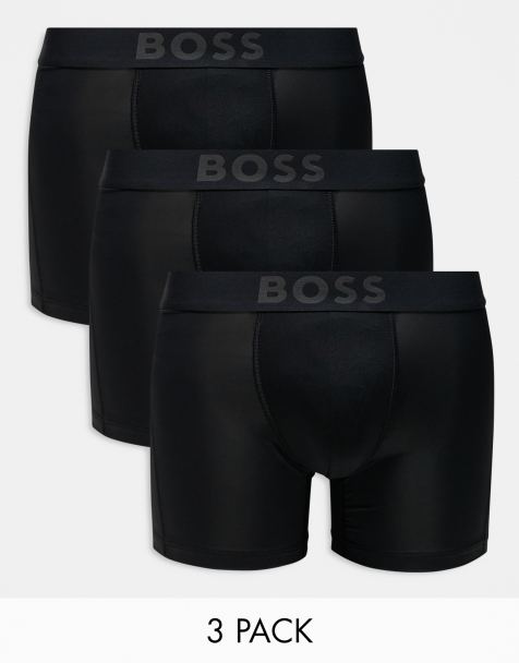 BOSS Bodywear – Active – Zestaw 3 par czarnych bokserek - view 1