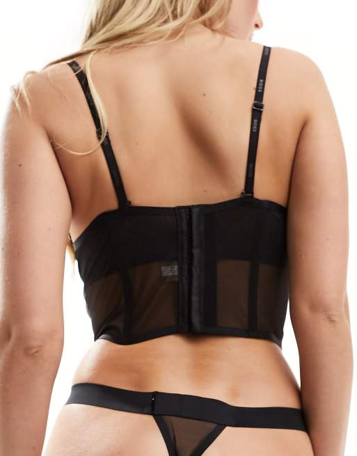 BOSS Bodywear - Audrey - Tanga-string in zwart, 2 van 4