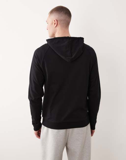 BOSS - Bodywear Authentic - Felpa con cappuccio da casa nera, 2 di 5