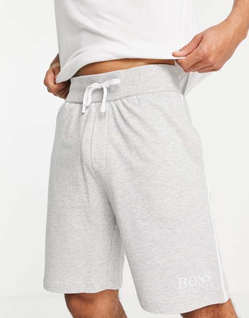 Mens grey store hugo boss shorts