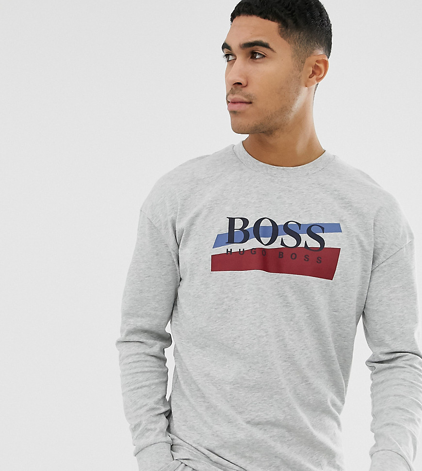 BOSS Bodywear - Authentic - Grå sweatshirt med rund hals