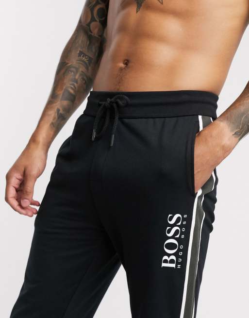 Boss bodywear logo sales cuffed joggers