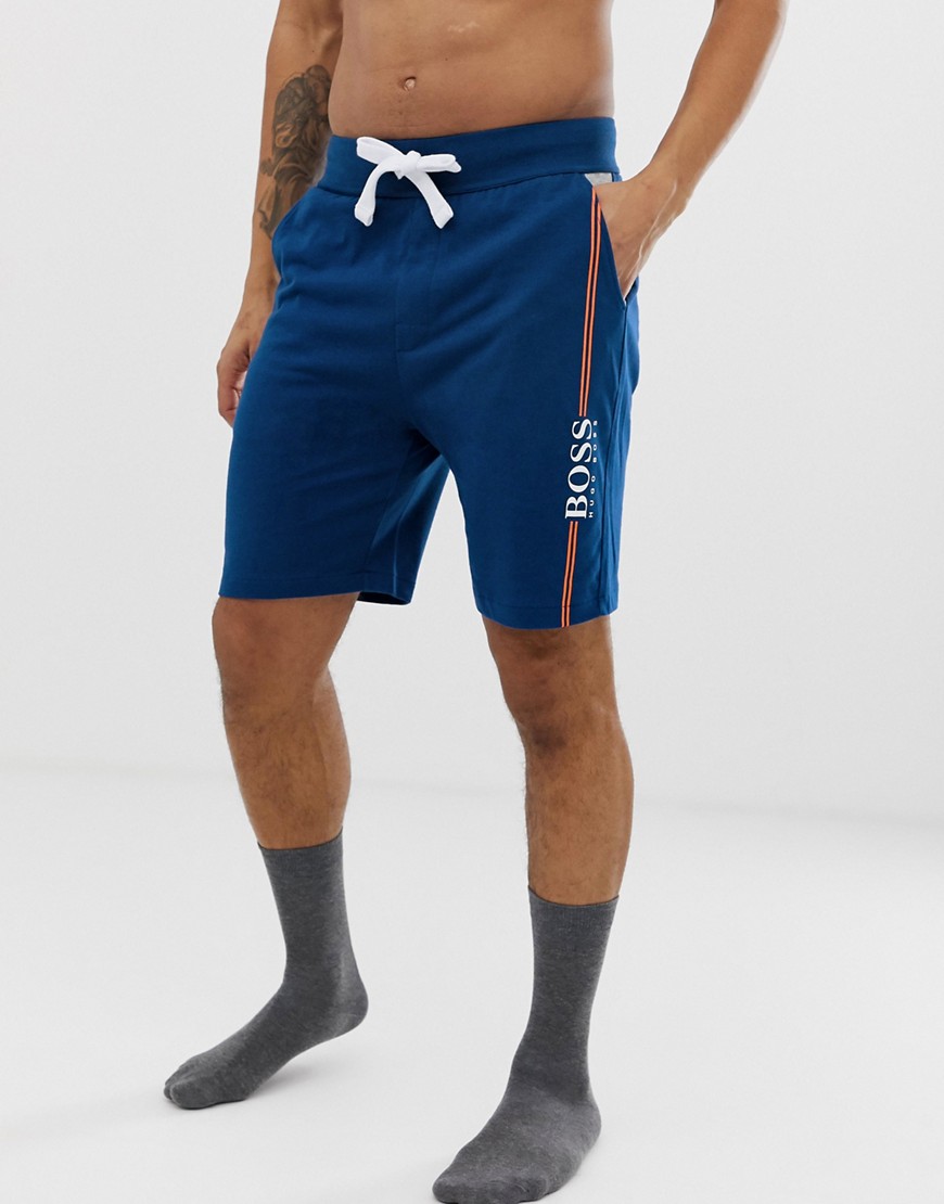 BOSS – Bodywear Authentic – Marinblå shorts med logga