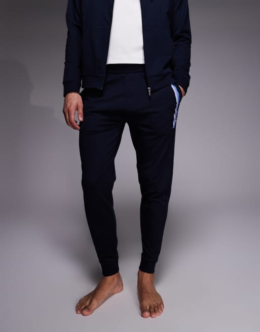 BOSS Bodywear - Authentic - Pantalon de jogging confort rayé à logo - Bleu marine, 2 de 5