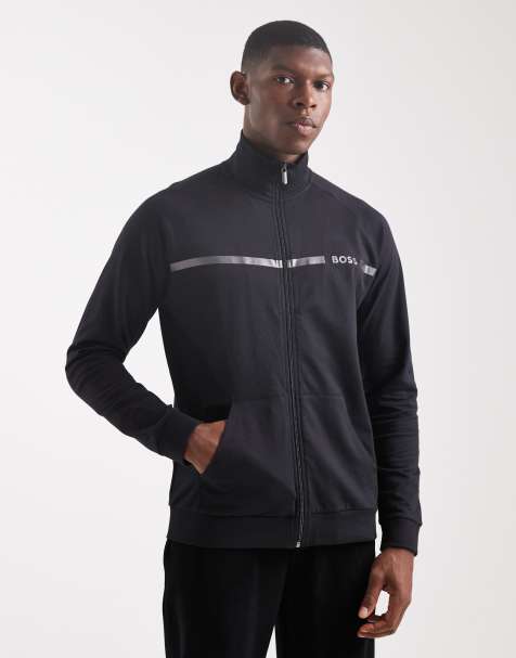 BOSS Bodywear - Authentic - Veste confort à fermeture éclair - Noir - view 1