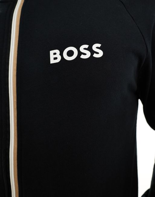 BOSS Bodywear - Authentic - Veste zippée - Noir, 3 de 4