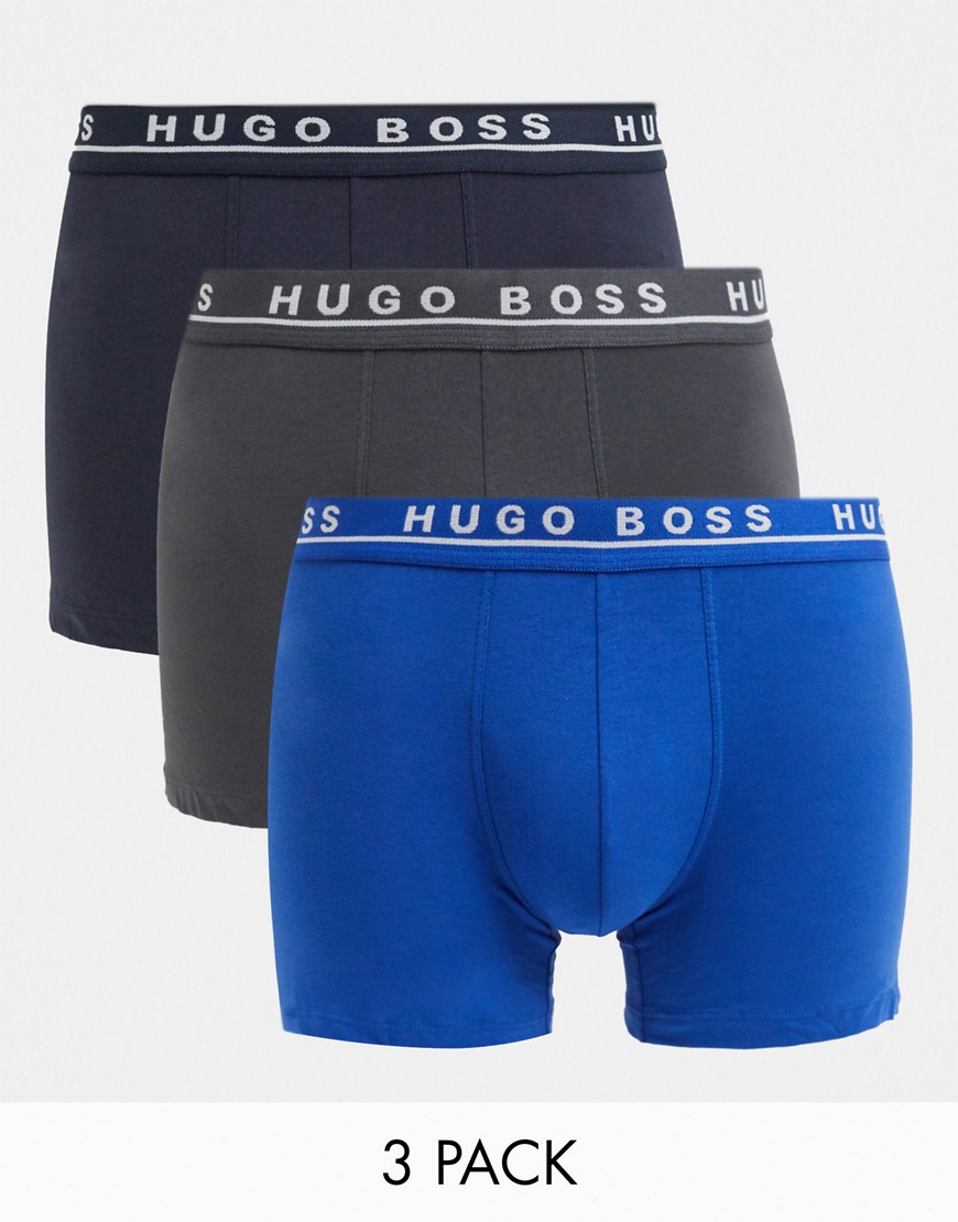 BOSS – Bodywear – Blå boxershorts i 3-pack