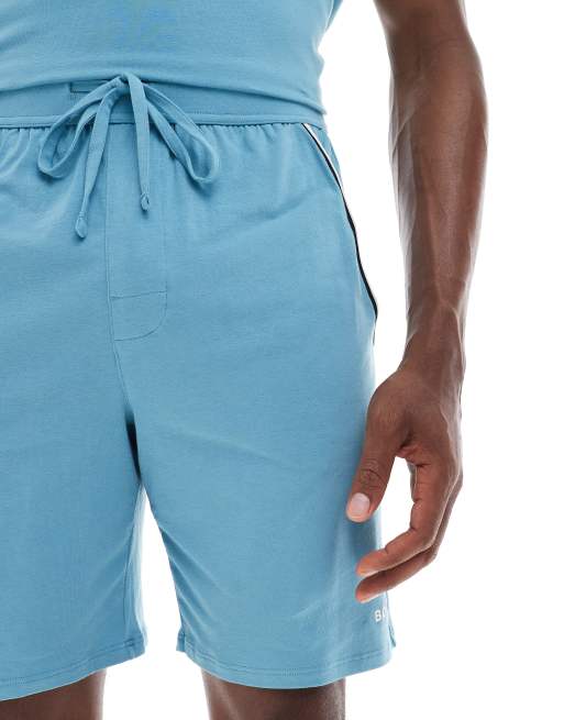 BOSS – Bodywear – Blå jersey-shorts, del av set, 5 av 5