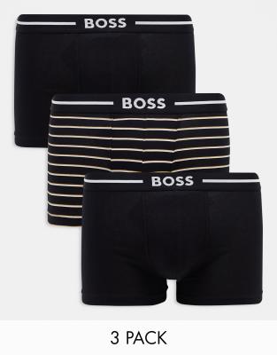 BOSS Boxershorts voor heren, verpakking van 3 stuks