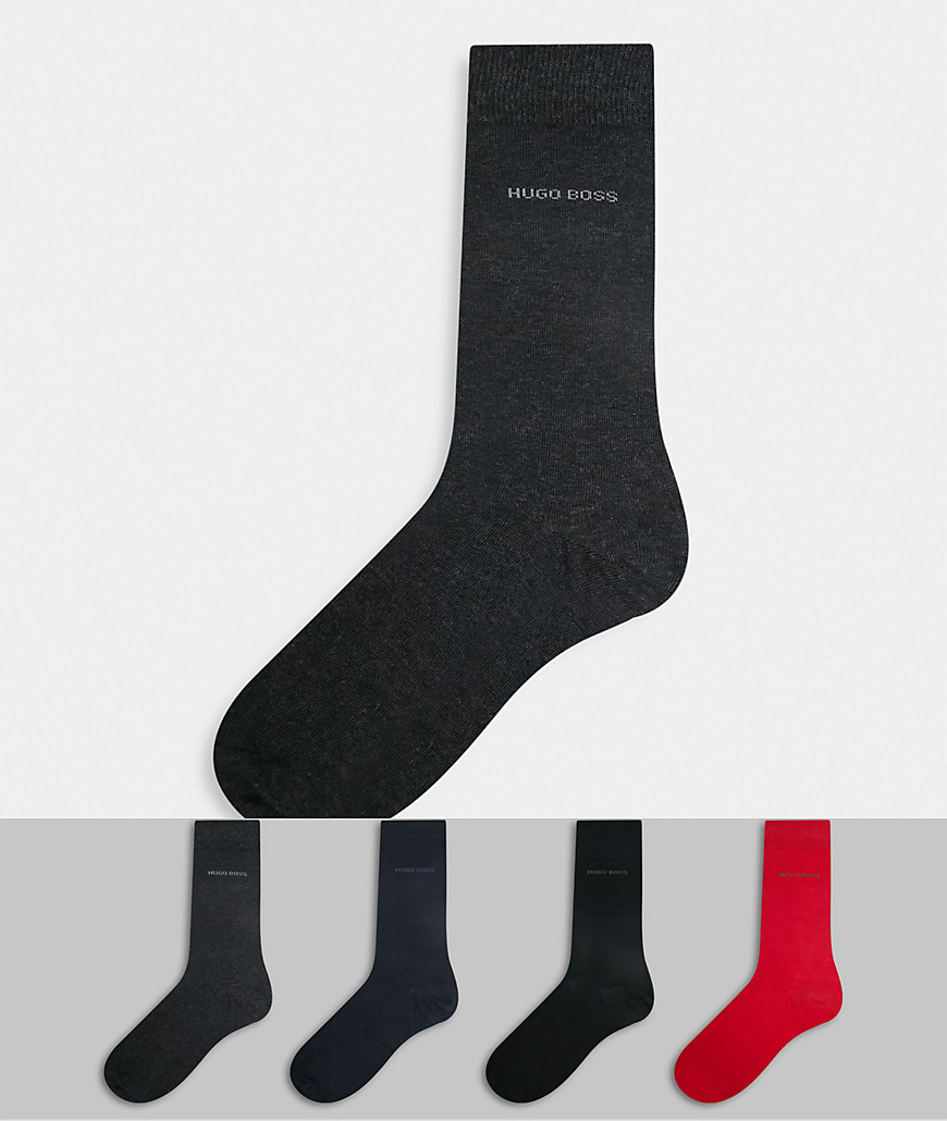 BOSS - Bodywear - Cadeauset met 4 paar sokken in multi-Multikleur