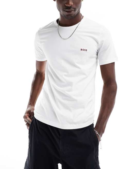 Boss Bodywear classic 3 pack t shirts in black navy and white ASOS