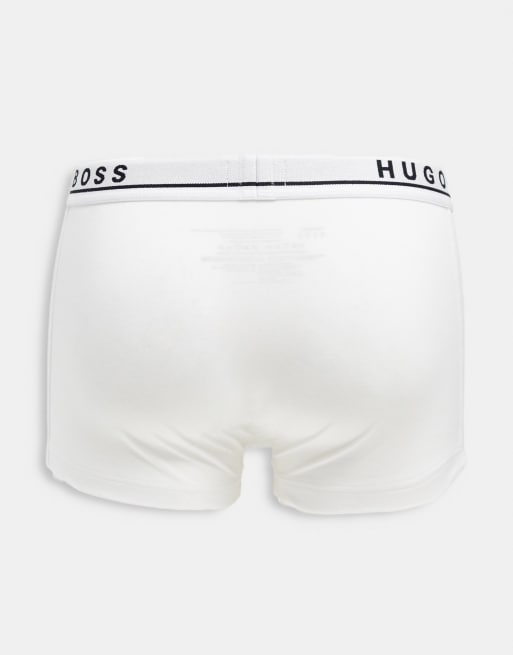 BOSS - Bodywear - Confezione da 3 boxer aderenti bianchi, 2 di 4