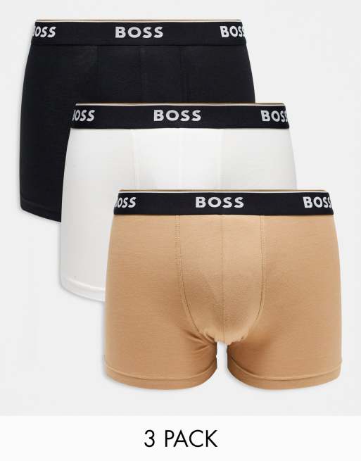 BOSS Bodywear - Confezione da 3 boxer aderenti multicolore