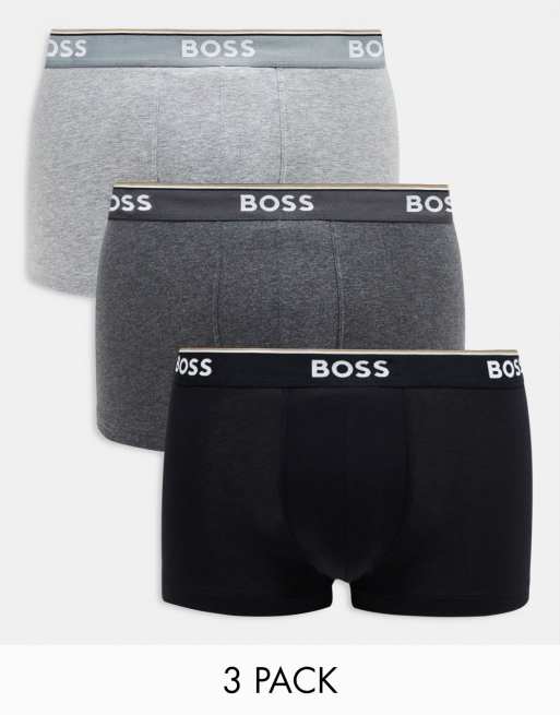 BOSS Bodywear - Confezione da 3 boxer aderenti multicolore