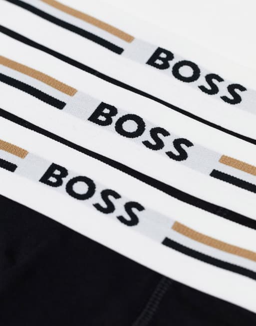 BOSS Bodywear - Confezione da 3 boxer aderenti neri, 2 di 4