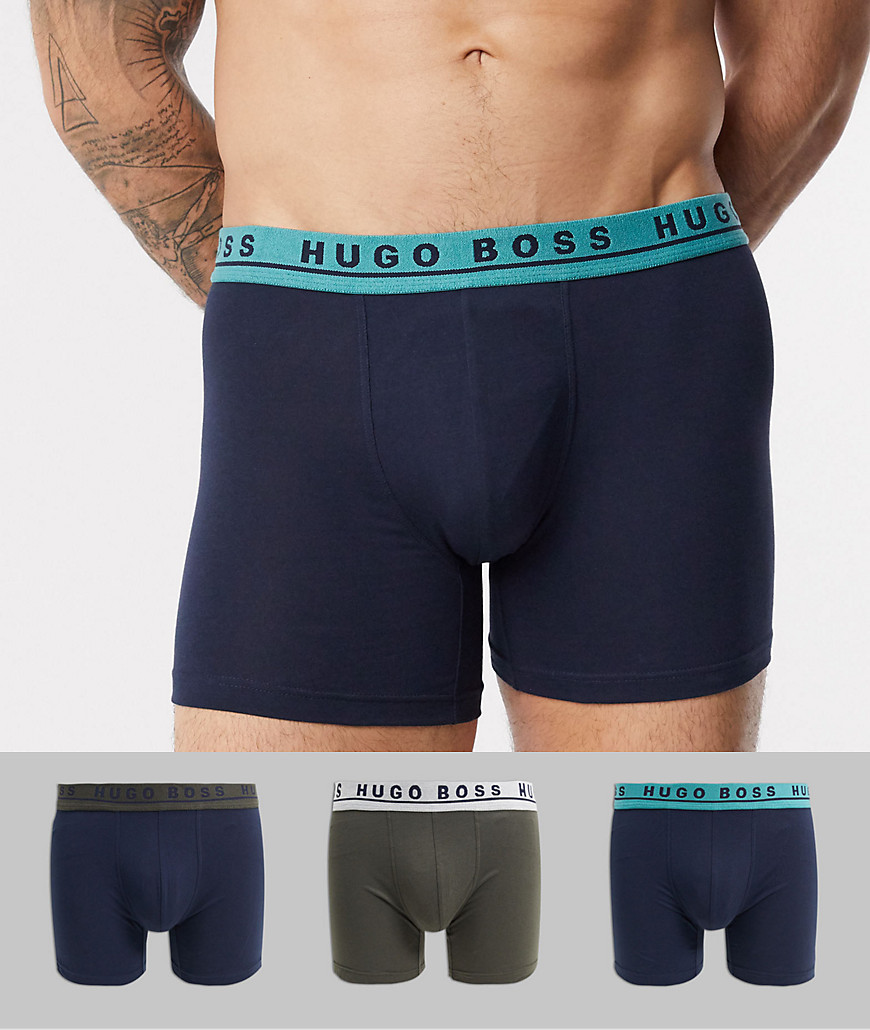 BOSS Bodywear - Confezione da 3 boxer multicolore