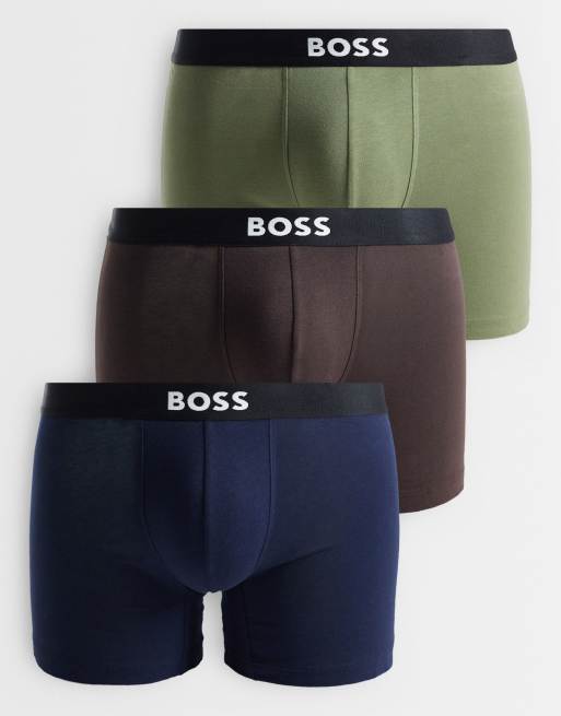 BOSS Bodywear - Confezione da 3 boxer multicolore