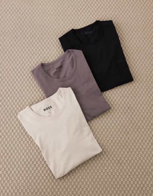BOSS Bodywear - Confezione da 3 T-shirt multicolore
