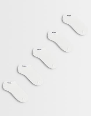 Hugo Boss Unisex Bianco Men-H-5-Pack As Uni Cc Socks 43-46 - Immagine 2