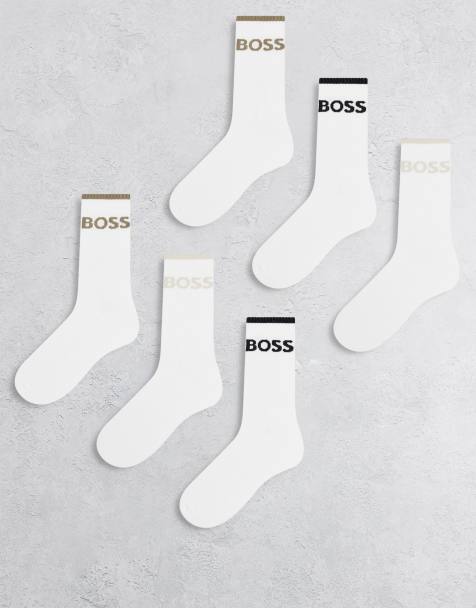 BOSS Bodywear - Confezione da 6 paia di calzini sportivi bianchi - view 1