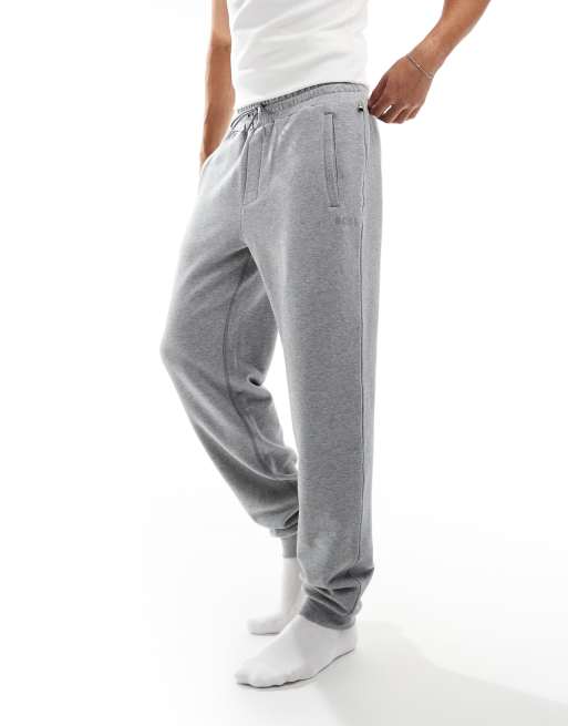 BOSS Bodywear contemporary trackies in grey, 4 of 5