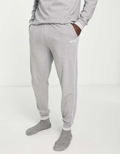 Boss best sale grey joggers