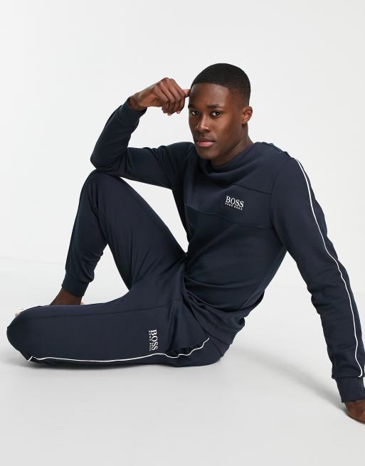 Boss hugo boss sale lounge tracksuit navy