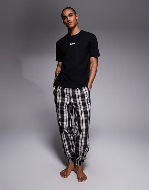 BOSS Bodywear easy lounge t-shirt pyjama gift set in black